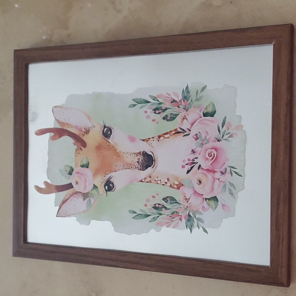 Boho Deer Sign